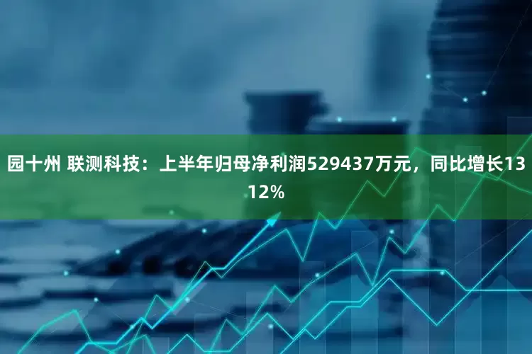 园十州 联测科技：上半年归母净利润529437万元，同比增长1312%